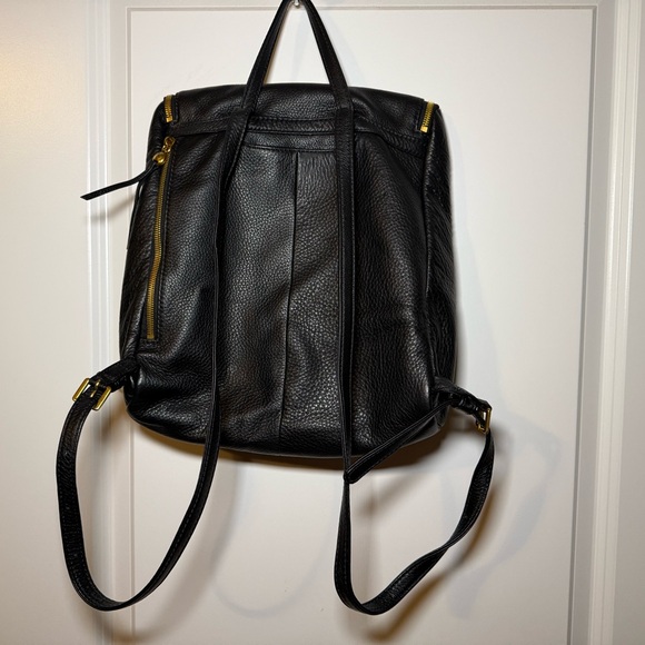 HOBO Black Leather Backpack - Picture 2 of 13